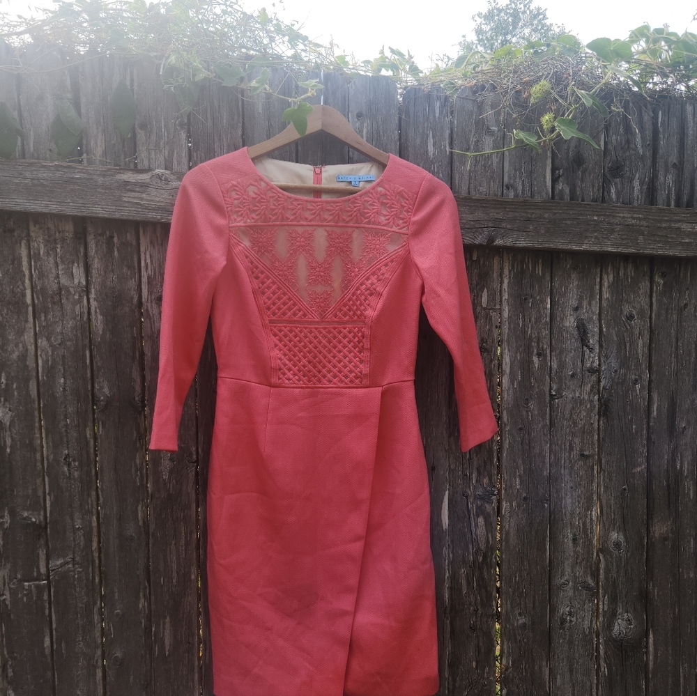 Antonio Melani Coral Fitted  Dress